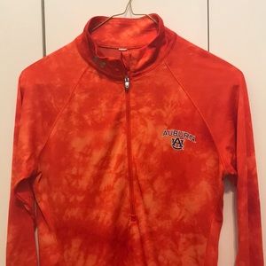 Auburn tie dye quarter zip
